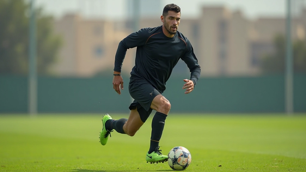 Professional athletes performing conditioning exercises during intense fitness training session